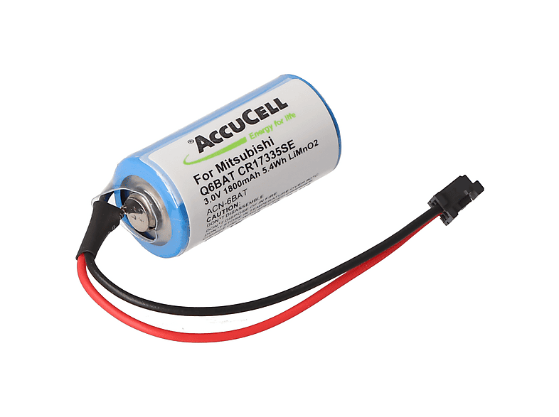 ACCUCELL Mitsubishi Q6BAT CR17335SE Uyumlu Li-ion Yedek Batarya/ Pil
