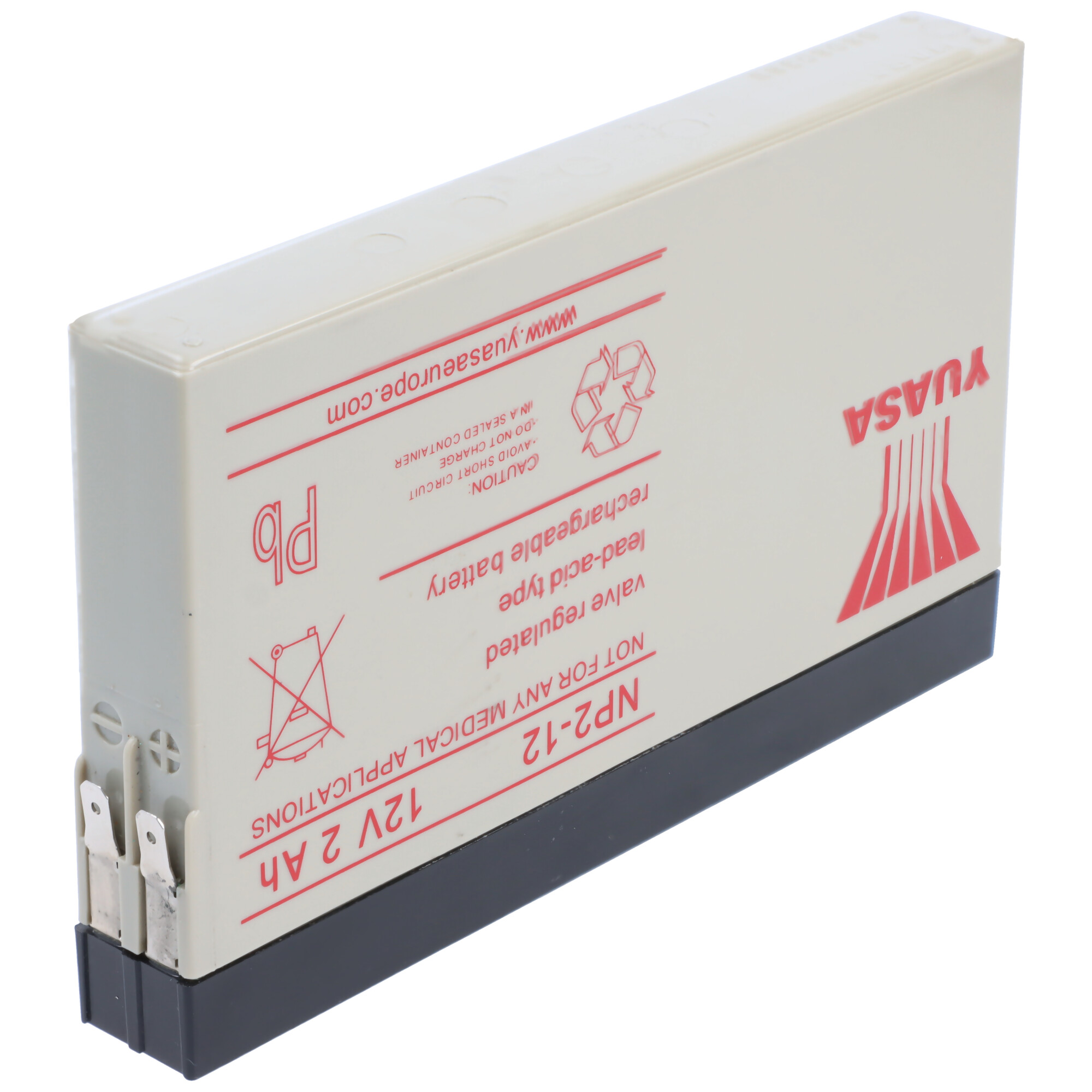 YUASA NP2-12 Kurşun Batarya/ Pil