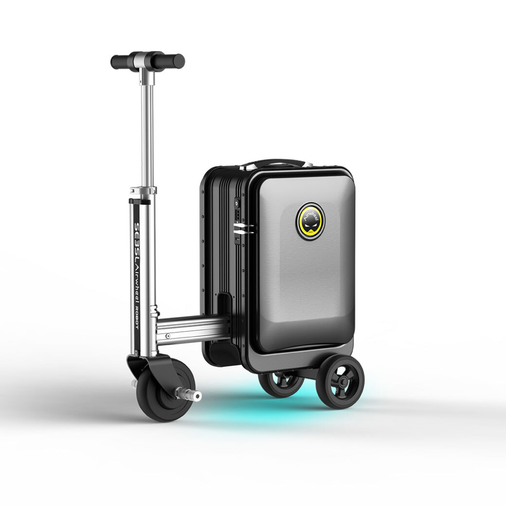 AIRWHEEL SE3SL Elektrikli Binilebilir PC ve ABS Scooter Valiz Siyah