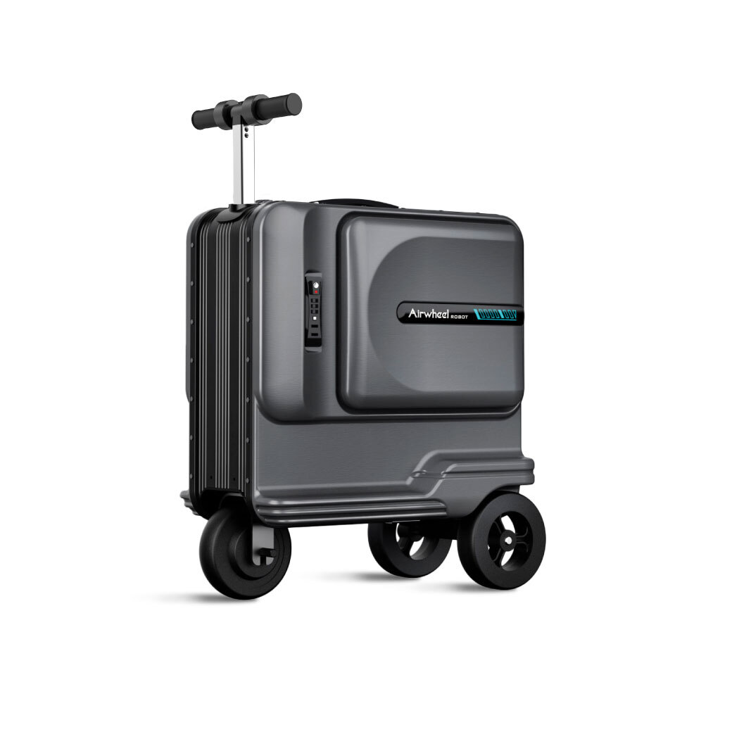 AIRWHEEL SE3T Elektrikli Binilebilir Super PC Film Scooter Valiz Siyah
