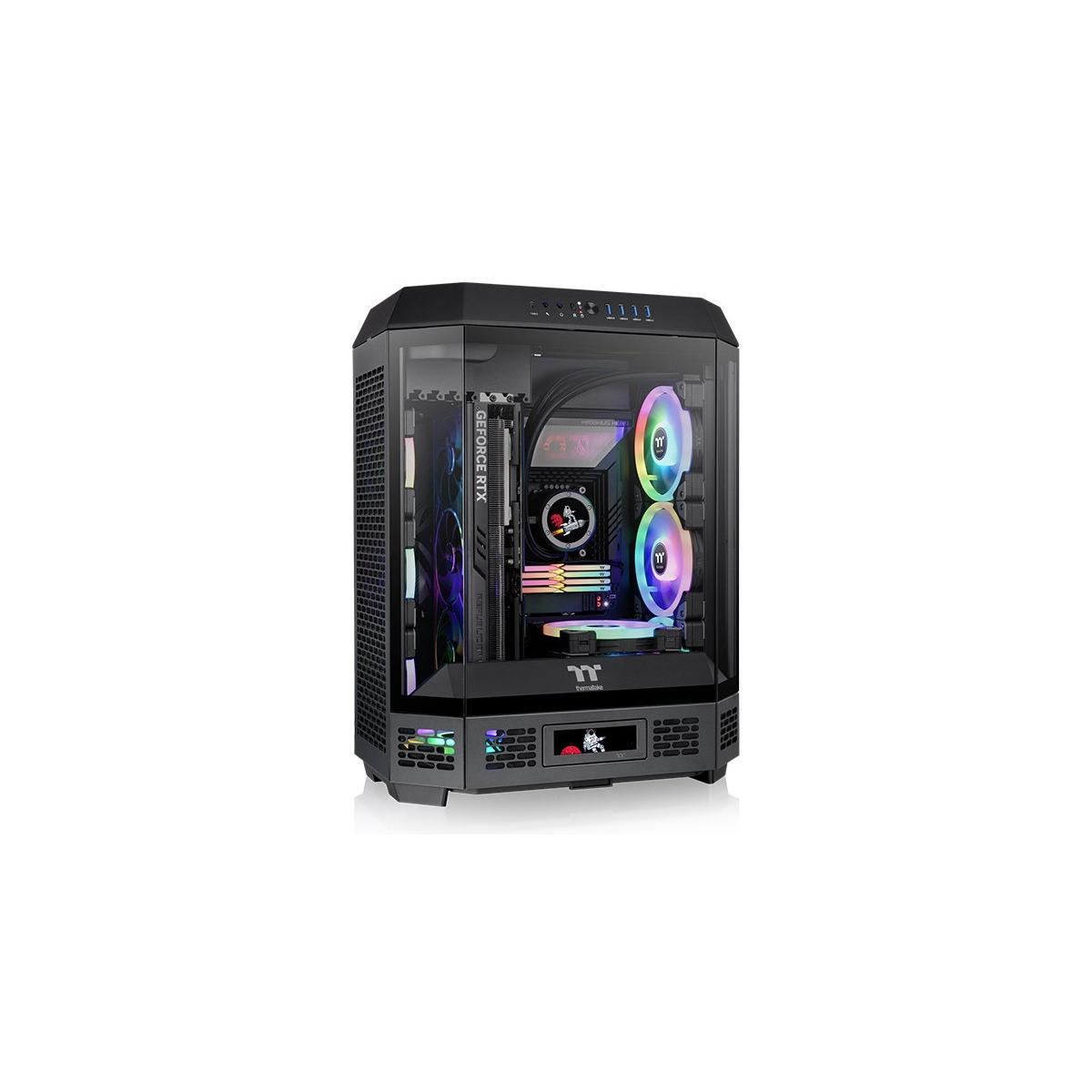 THERMALTAKE The Tower 600 Black Tempered Glass USB 3.2 ATX Mid Tower Bilgisayar Kasası
