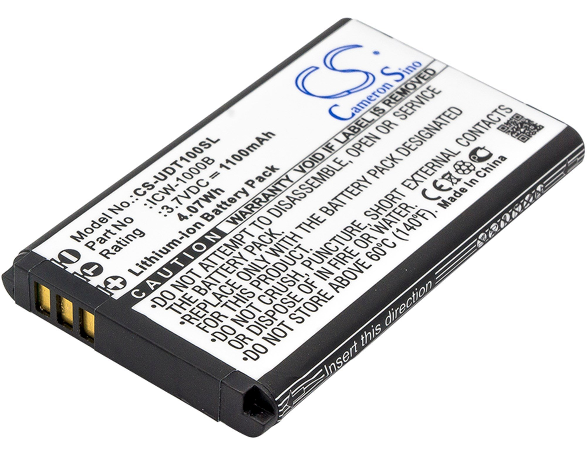 ACCUCELL INCOM ICW-1000B, ICW-1000G Uyumlu Li-ion Yedek Batarya/ Pil