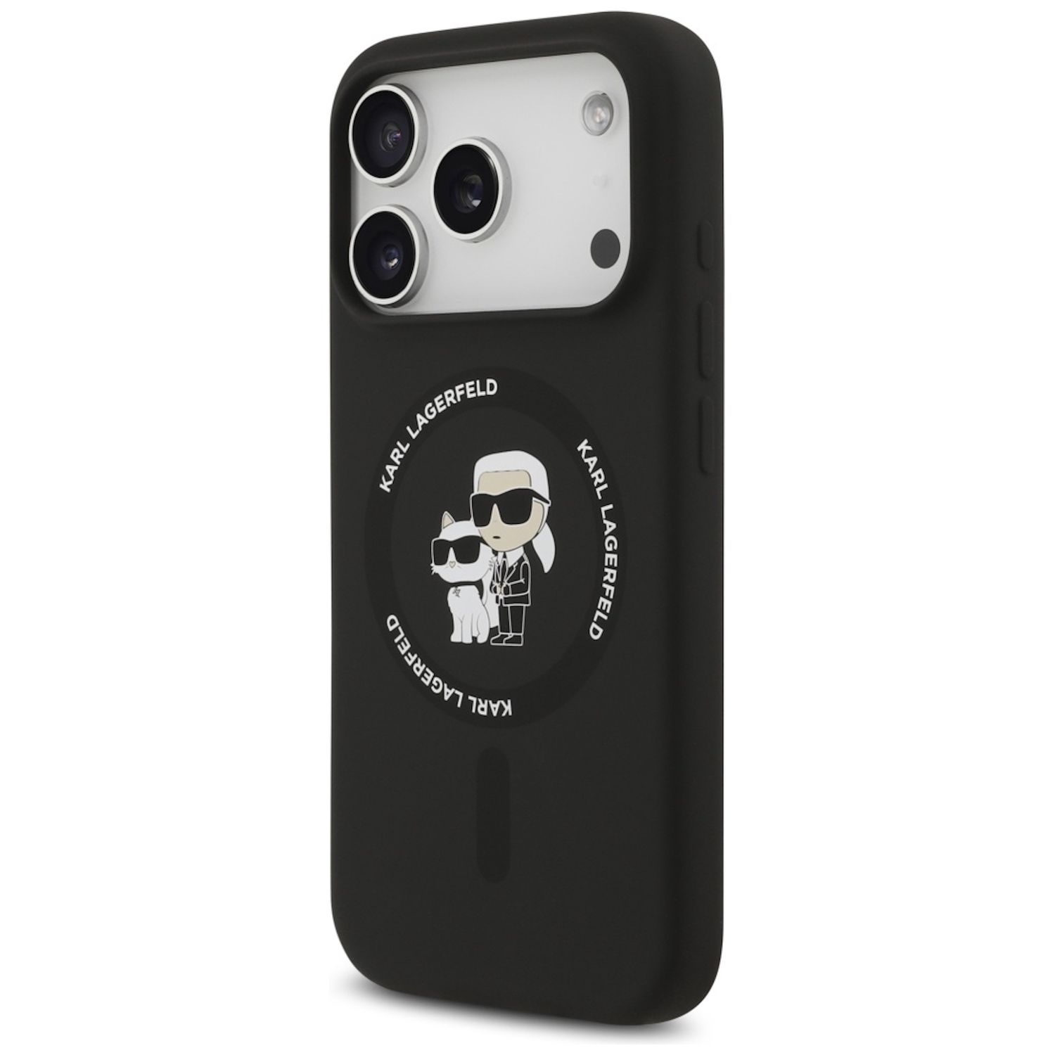 CG Mobile Karl Lagerfeld Silicone Ring Karl & Choupette Compatible With