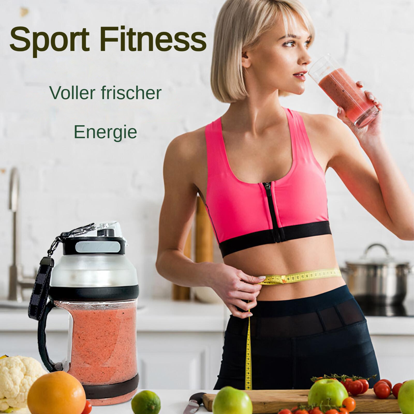 DEBUY 2L 4000mAh USB-C tragbar Smoothiemaker, Weiß | MediaMarkt