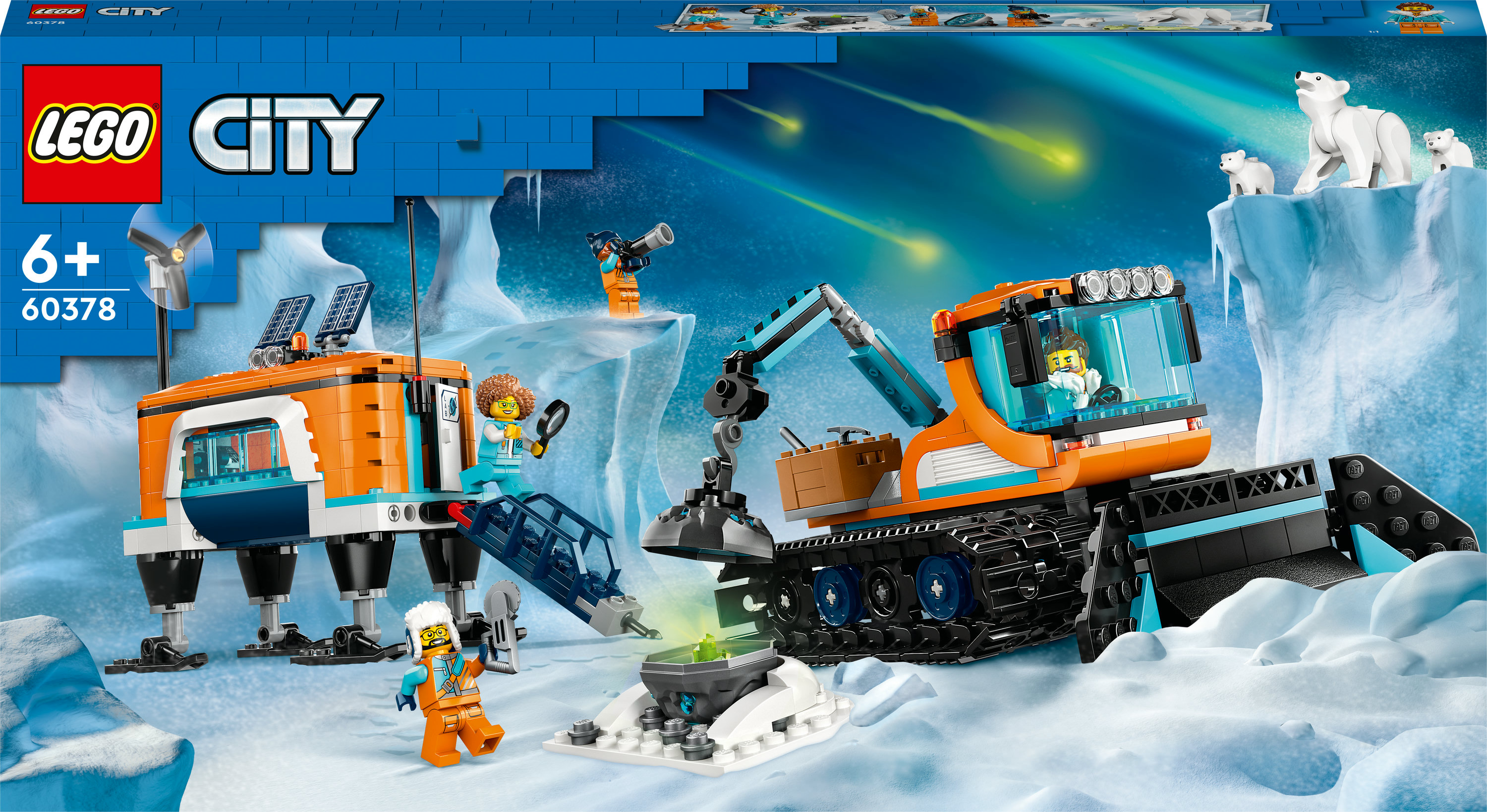 LEGO City Kutup Keşif Kamyonu ve Mobil Laboratuvarı 60378