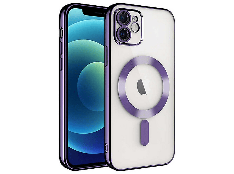 GPACK iPhone 11 Uyumlu Demre M-Safe Şarj Özellikli Telefon Kılıfı Mor