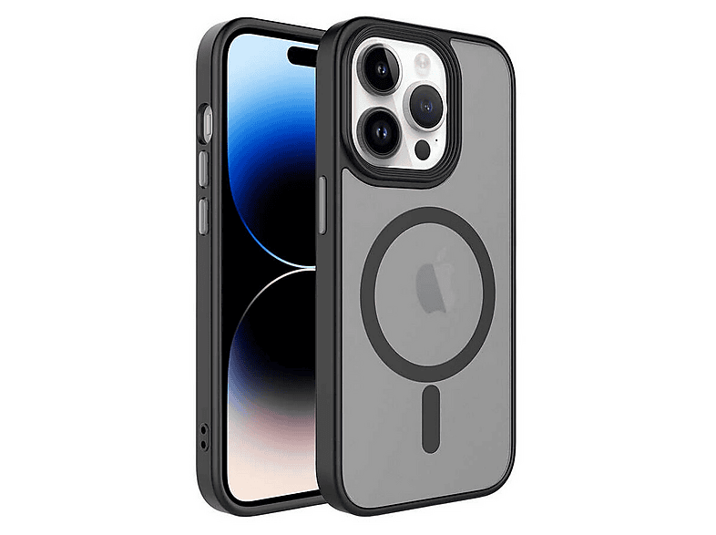 GPACK iPhone 12 Pro Max Uyumlu Flet M-Safe Şarj Özellikli Telefon Kılıfı Siyah