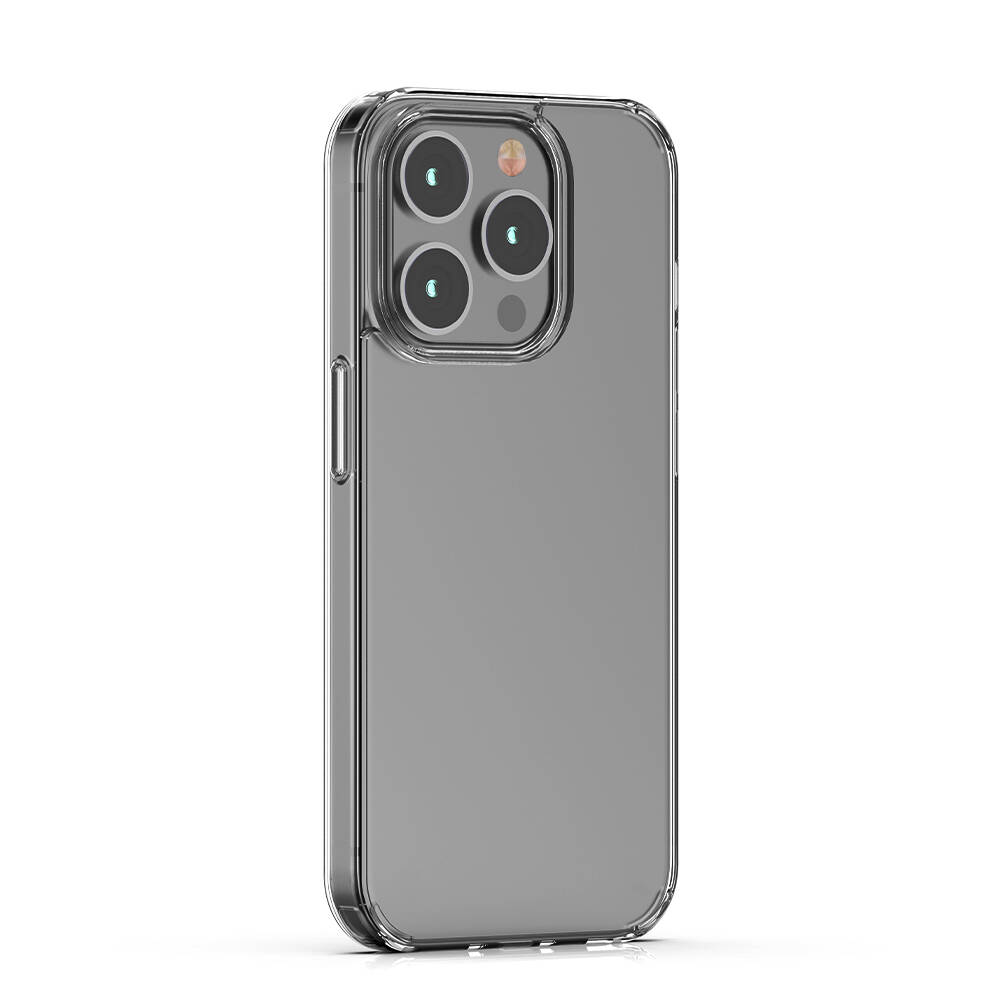 GPACK iPhone 15 Pro Max Uyumlu Coss Sert Kapak Telefon Kılıfı Renksiz