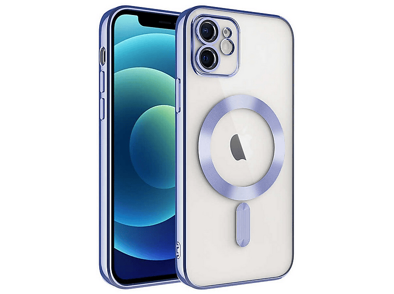 GPACK iPhone 12 Uyumlu Demre M-Safe Şarj Özellikli Telefon Kılıfı Lila