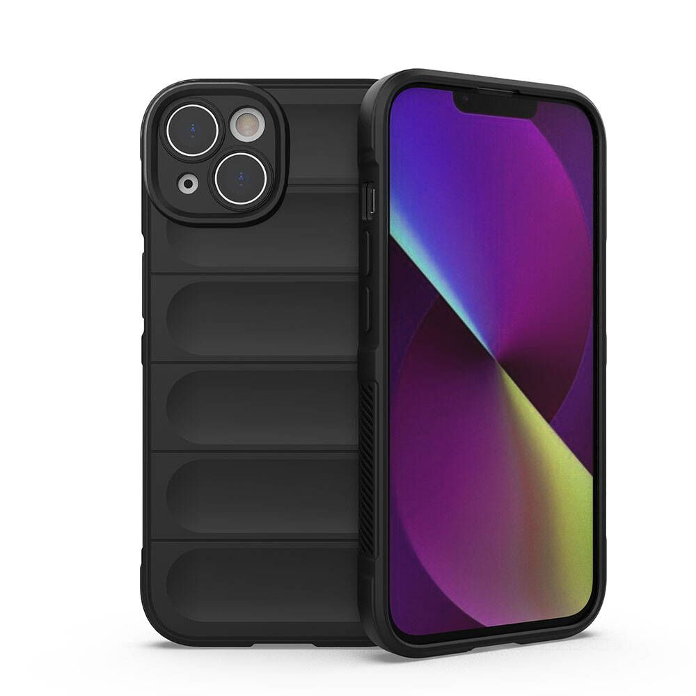 GPACK iPhone 14 Uyumlu Etnik Optimum Silikon Telefon Kılıfı Siyah