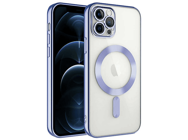 GPACK iPhone 14 Pro Max Uyumlu Demre M-Safe Şarj Özellikli Telefon Kılıfı Lila