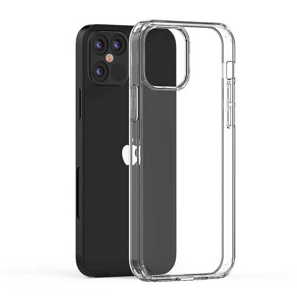 GPACK iPhone 12 Pro Max Uyumlu Coss Sert Kapak Telefon Kılıfı Şeffaf