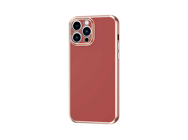GPACK iPhone 12 Pro Max Uyumlu Bark Parlak Silikon Telefon Kılıfı Kahverengi