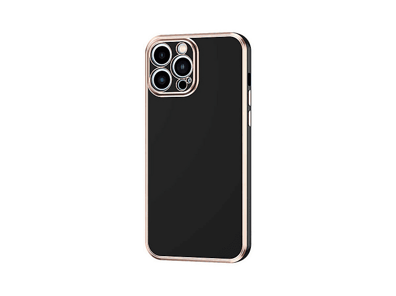 GPACK iPhone 12 Pro Uyumlu Bark Parlak Silikon Telefon Kılıfı Siyah