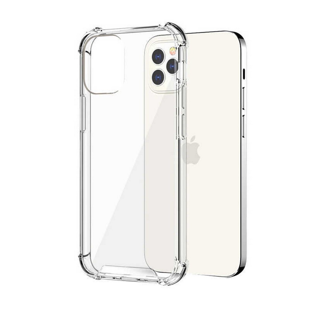 GPACK iPhone 14 Pro Max Uyumlu AntiShock Ultra Koruma Sert Kapak Telefon Kılıfı Renksiz