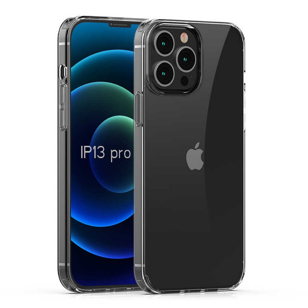 GPACK iPhone 13 Pro Max Uyumlu Coss Sert Kapak Telefon Kılıfı Renksiz