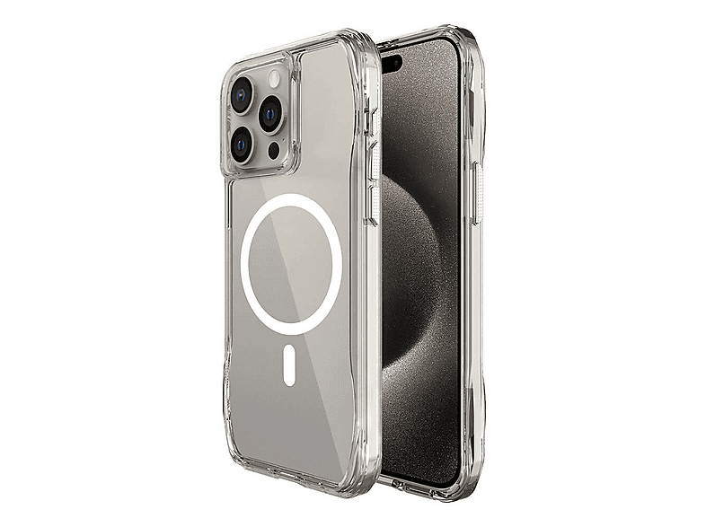 LOPARD iPhone 15 Pro Max Uyumlu Mgsafe Şarj Özellikli Airbagli Şeffaf İncek Kapak Telefon Kılıfı Çok Renkli