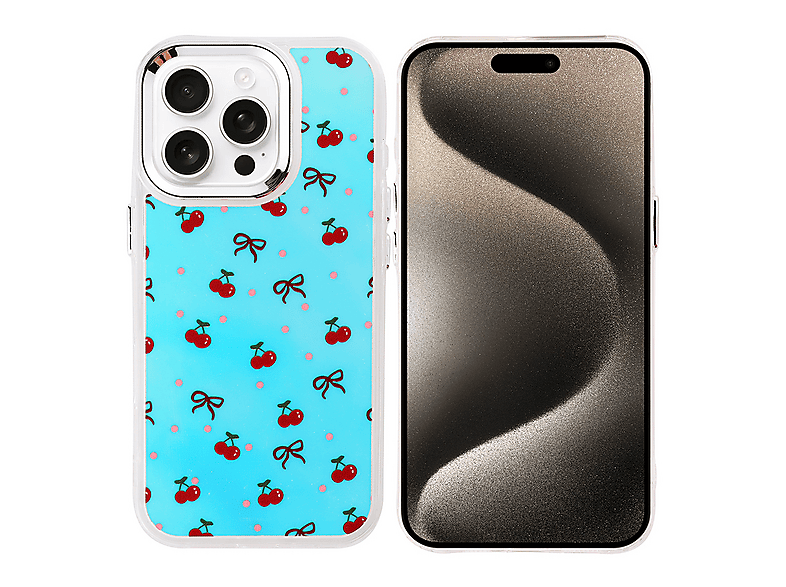 GPACK iPhone 15 Pro Uyumlu Hadra Figürlü Telefon Kılıfı Kırmızı
