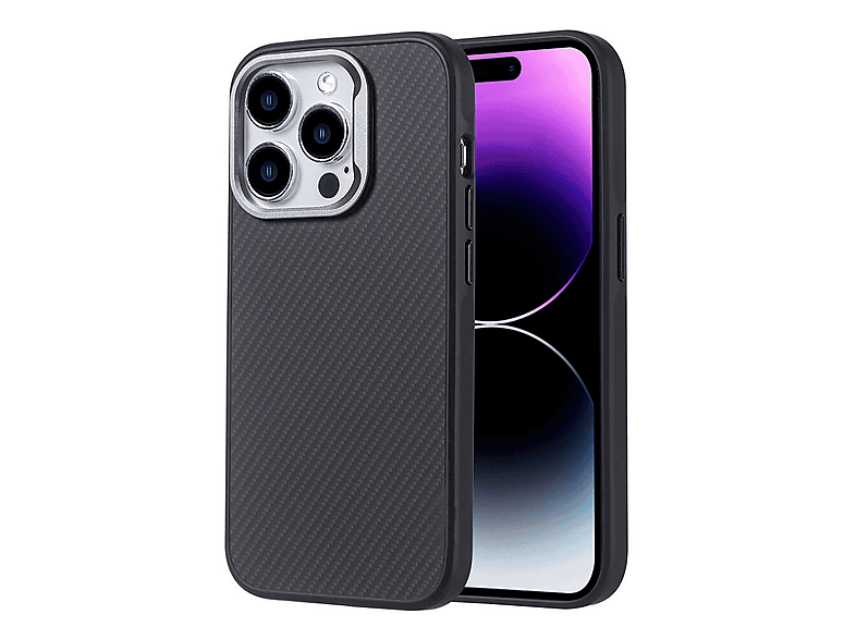 GPACK iPhone 15 Pro Uyumlu Troy M-Safe Şarj Özellikli Telefon Kılıfı Siyah