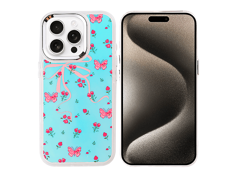 GPACK iPhone 15 Pro Uyumlu Hadra Figürlü Telefon Kılıfı Pembe