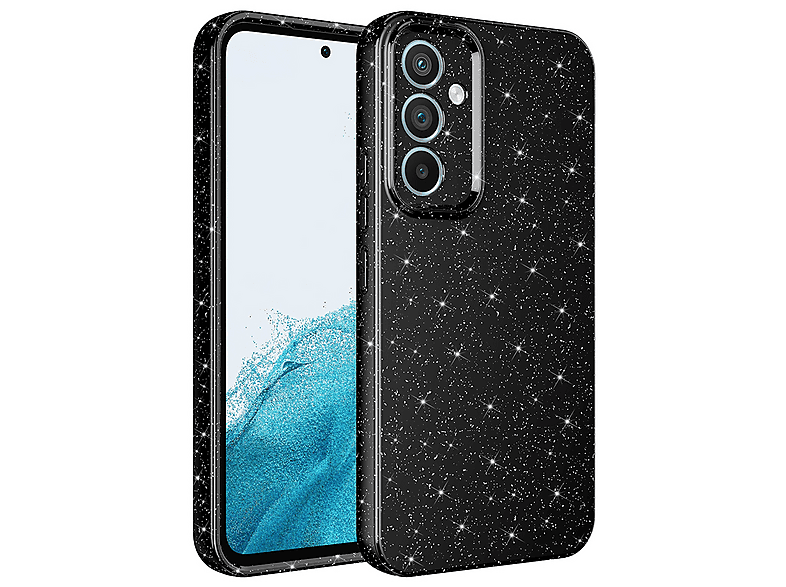 GPACK Samsung Galaxy S24 FE Uyumlu Koton Simli Silikon Telefon Kılıfı Siyah