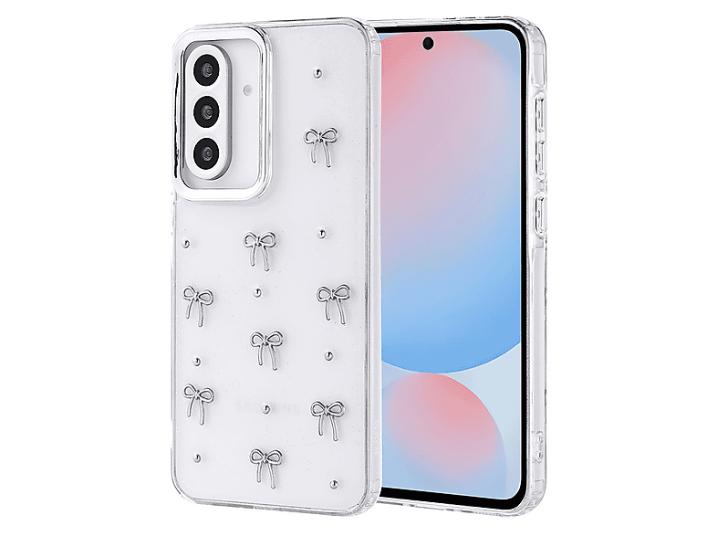 GPACK Samsung Galaxy A56 Uyumlu Kutup Simli Figürlü Silikon Telefon Kılıfı Gri