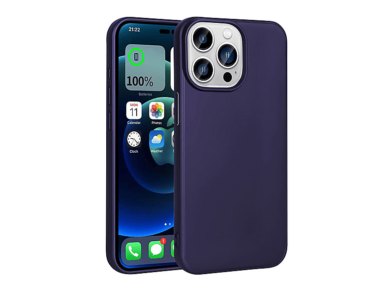 GPACK iPhone 15 Pro Max Uyumlu Premier Silikon Telefon Kılıfı Lacivert