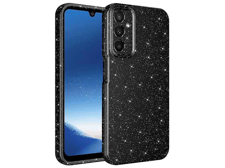GPACK Samsung Galaxy A24 Uyumlu Koton Simli Silikon Telefon Kılıfı Siyah
