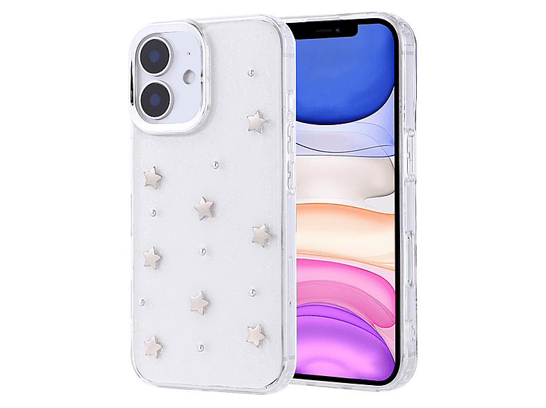 GPACK iPhone 11 Uyumlu Kutup Simli Figürlü Silikon Telefon Kılıfı Gümüş