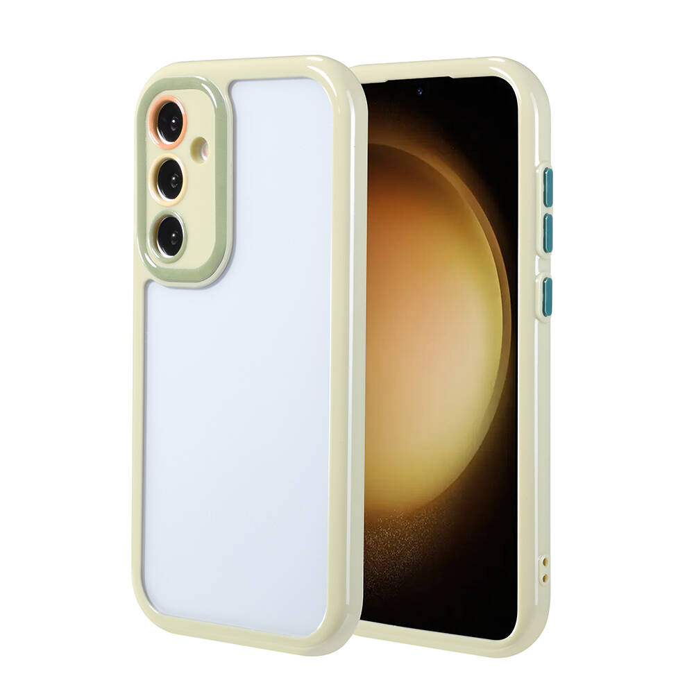 GPACK Samsung Galaxy S23 FE Uyumlu Vitamin Silikon Telefon Kılıfı Yeşil