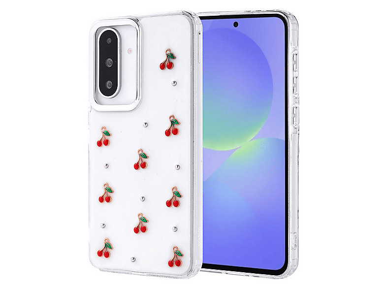 GPACK Samsung Galaxy A36 Uyumlu Kutup Simli Figürlü Silikon Telefon Kılıfı Kırmızı