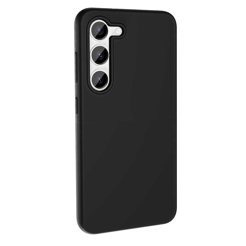 GPACK Samsung Galaxy S23 Uyumlu Kivi Silinebilir M-Safe Şarj Özellikli Telefon Kılıfı Siyah