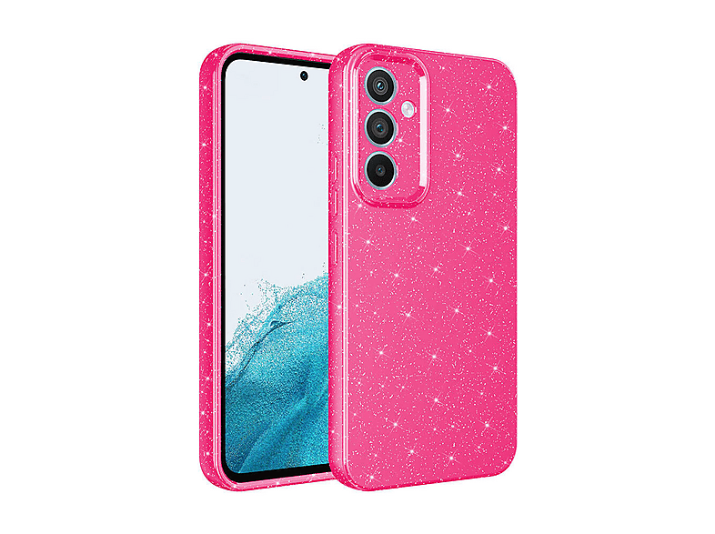 GPACK Samsung Galaxy S24 Plus Uyumlu Koton Simli Silikon Telefon Kılıfı Pembe Koyu