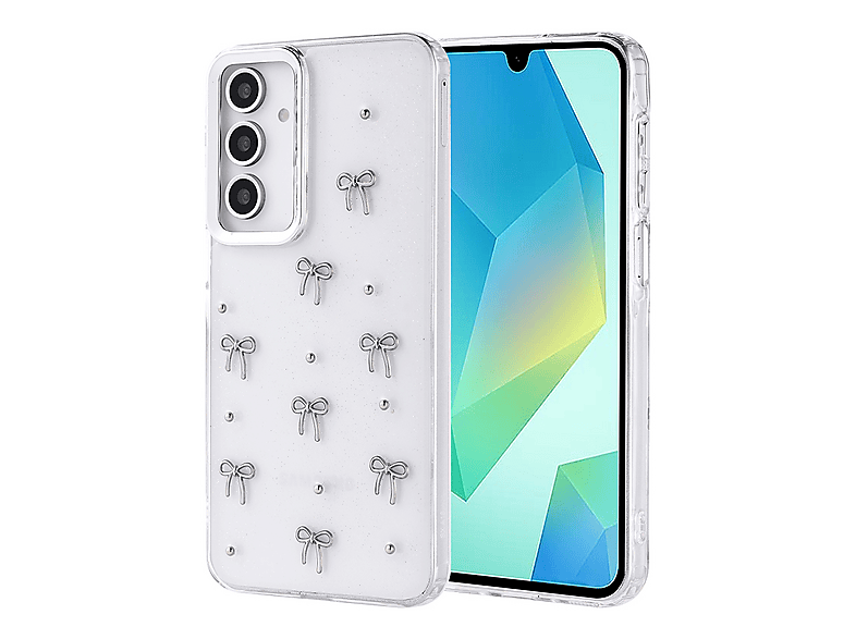 GPACK Samsung Galaxy A16 Uyumlu Kutup Simli Figürlü Silikon Telefon Kılıfı Gri
