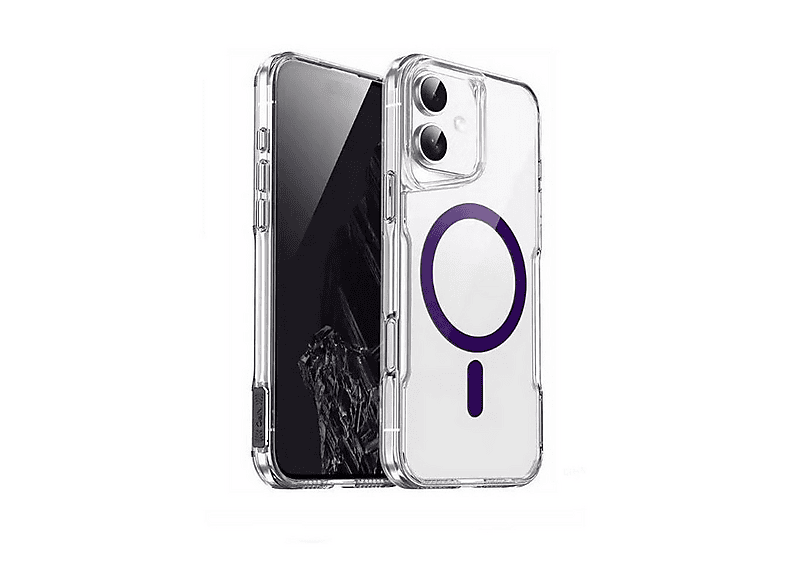 GPACK iPhone 16 Plus Uyumlu T-Max ALP M-Safe Şarj Özellikli Sert Mika Telefon Kılıfı Mor