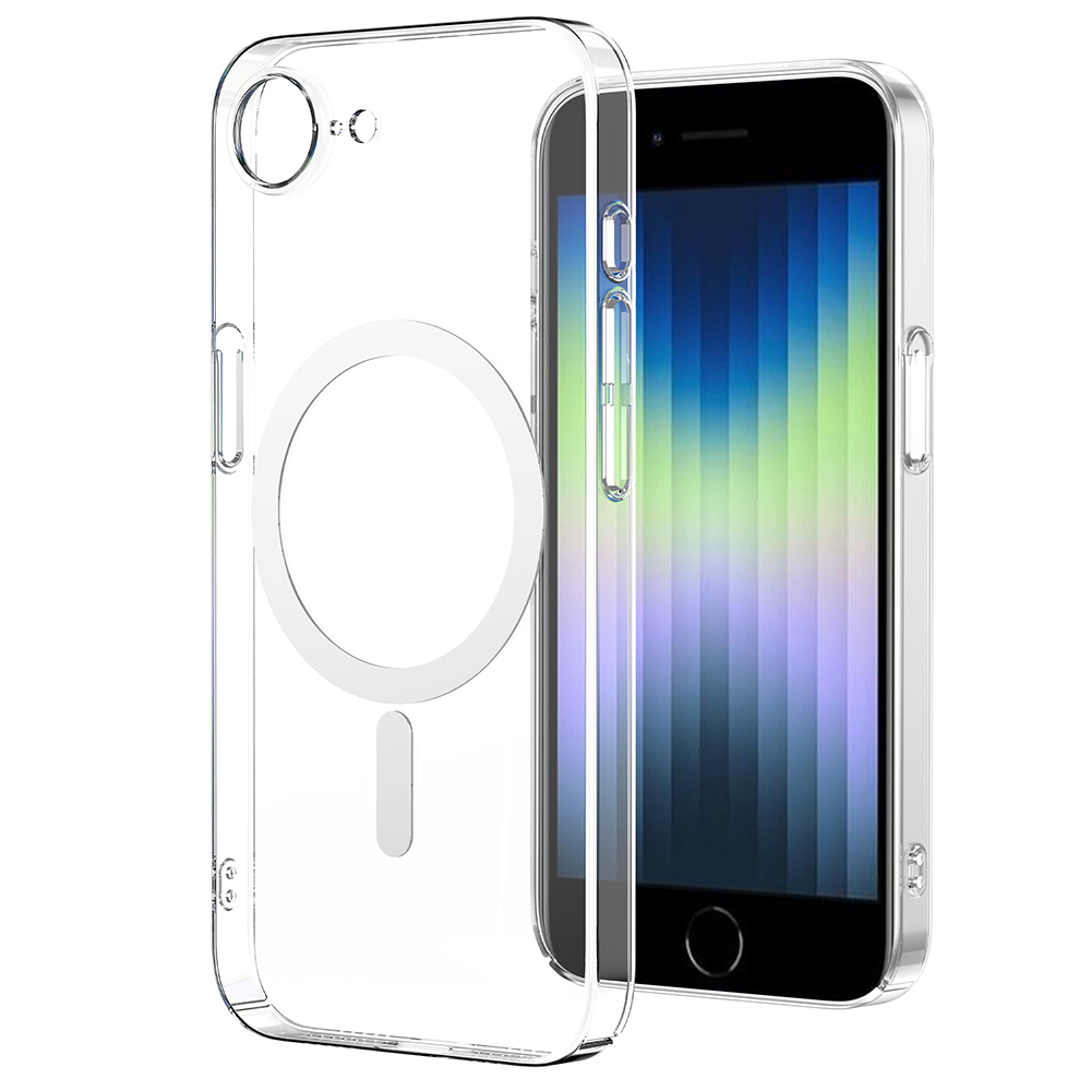 GPACK iPhone 16E Uyumlu M-Safe Şarj Özellikli Porto Telefon Kılıfı Renksiz
