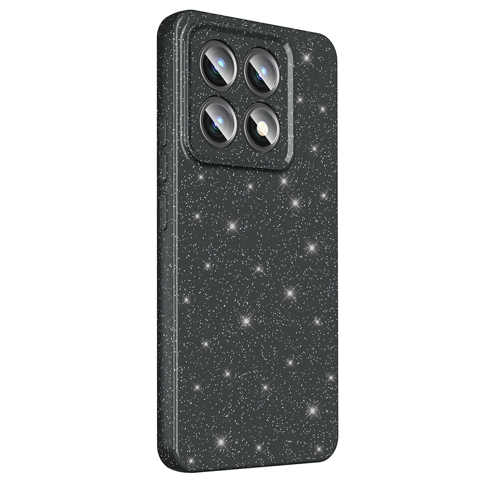 GPACK Xiaomi 14T Pro Uyumlu Koton Simli Silikon Telefon Kılıfı Siyah