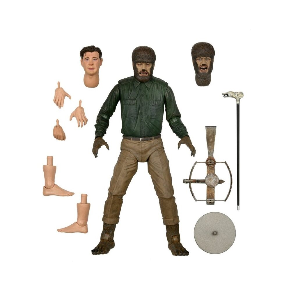 NECA Universal Monsters - Ultimate Wolf Man (Color) Koleksiyon Figürü