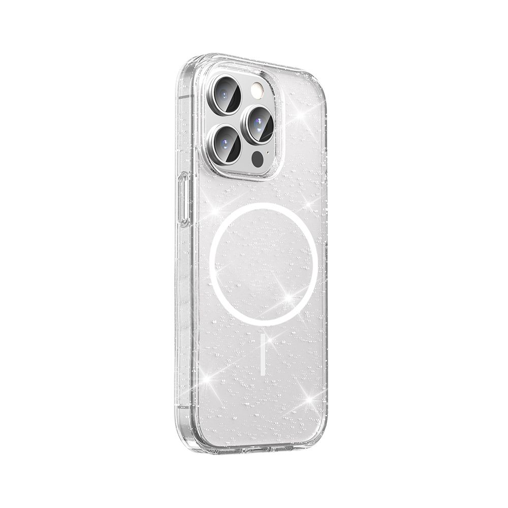 GPACK iPhone 15 Pro Uyumlu Maris M-Safe Şarj Özellikli Telefon Kılıfı Şeffaf