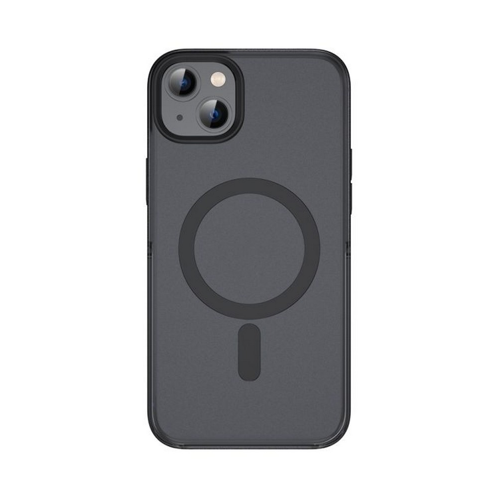 GPACK iPhone 14 Plus Uyumlu Wireless Tacsafe Alpin Telefon Kılıfı Siyah