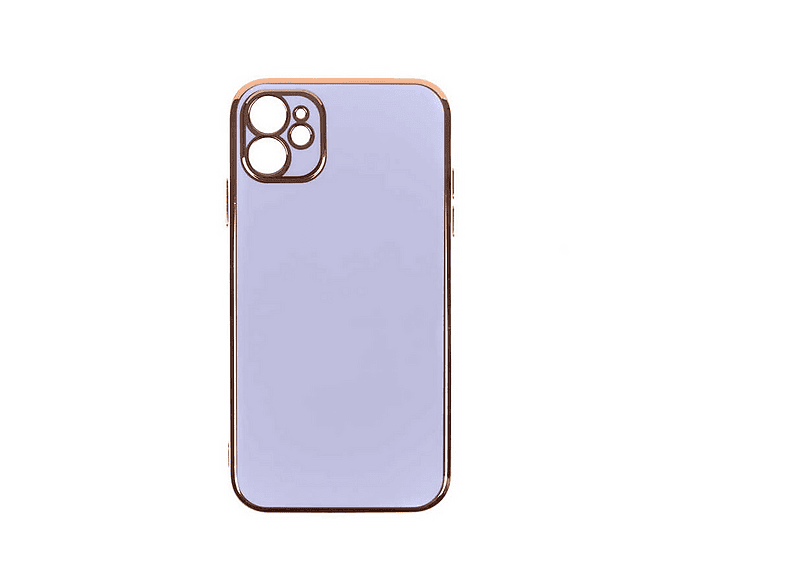 GPACK iPhone 11 Uyumlu Bark Parlak Silikon Telefon Kılıfı Mor