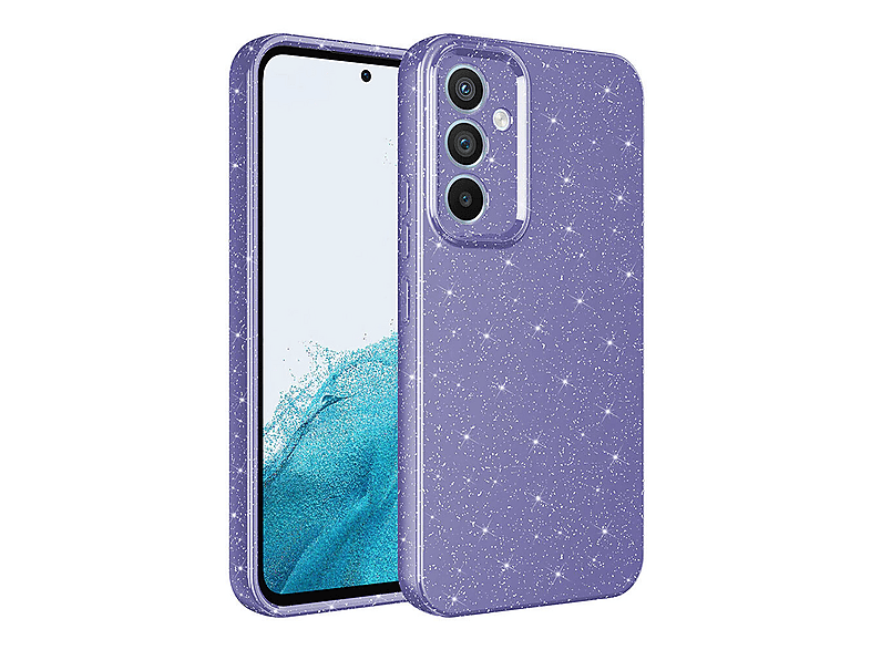 GPACK Samsung Galaxy A05S Uyumlu Koton Simli Silikon Telefon Kılıfı Mor
