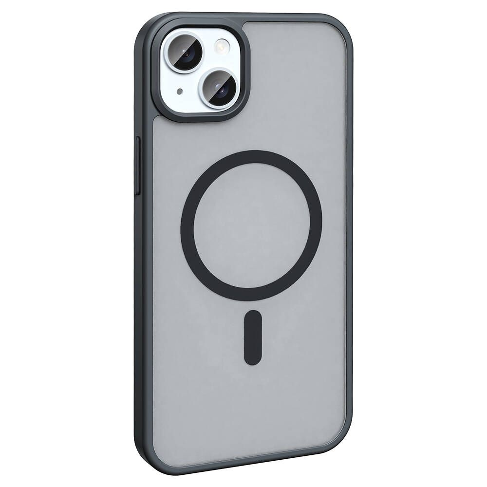 GPACK iPhone 14 Uyumlu Sio M-Safe Şarj Özellikli Telefon Kılıfı Siyah