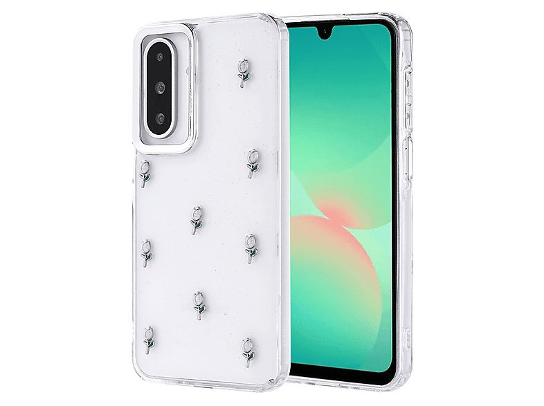 GPACK Samsung Galaxy A26 Uyumlu Kutup Simli Figürlü Silikon Telefon Kılıfı Yeşil