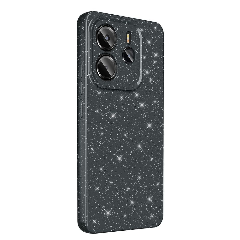 GPACK Xiaomi Redmi Note 14 Uyumlu Koton Simli Silikon Telefon Kılıfı Siyah