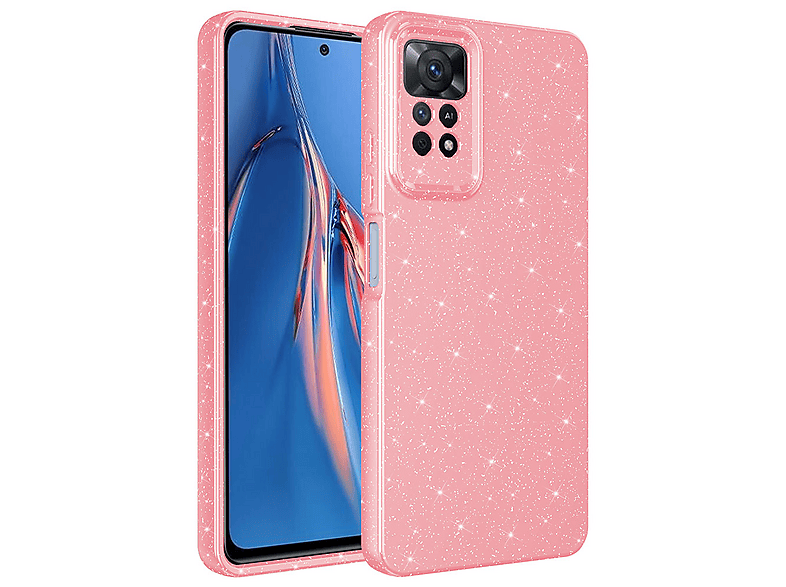 GPACK Xiaomi Redmi Note 12 4G Uyumlu Koton Simli Silikon Telefon Kılıfı Pembe