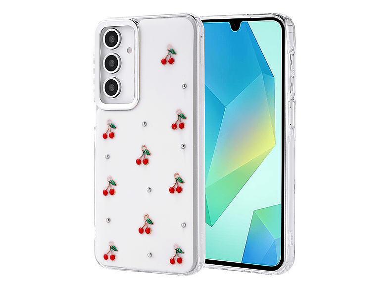 GPACK Samsung Galaxy A16 Uyumlu Kutup Simli Figürlü Silikon Telefon Kılıfı Kırmızı