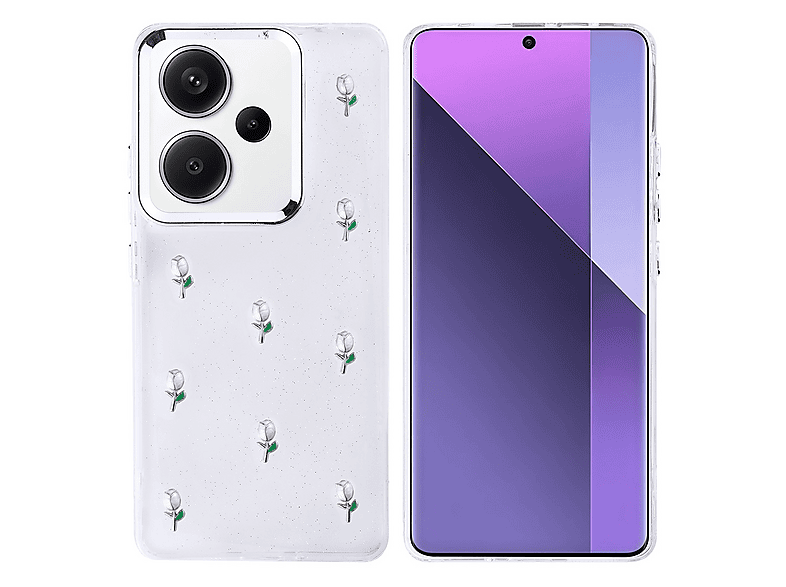 GPACK Xiaomi Redmi Note 13 Pro Plus 5G Uyumlu Kutup Simli Figürlü Silikon Telefon Kılıfı Yeşil