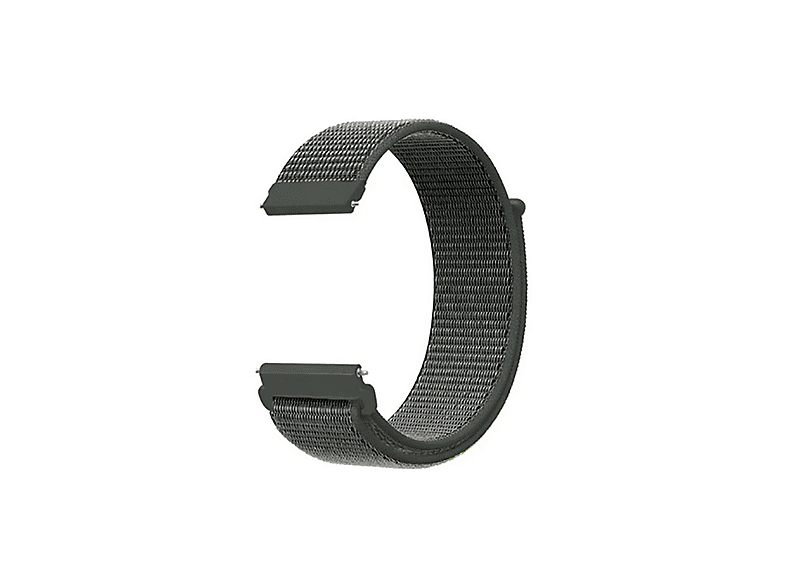 GPACK Amazfit GTR 2 47mm Uyumlu Kumaş Cırt Cırtlı 22-CRT Akıllı Saat Kordonu Yeşil