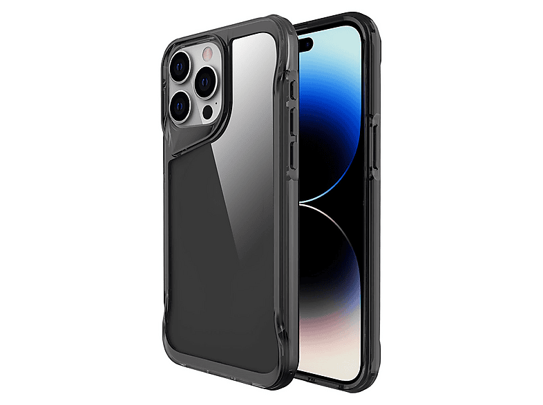 LOPARD iPhone 15 Pro Uyumlu T-Max Kapak Telefon Kılıfı Koyu Gri